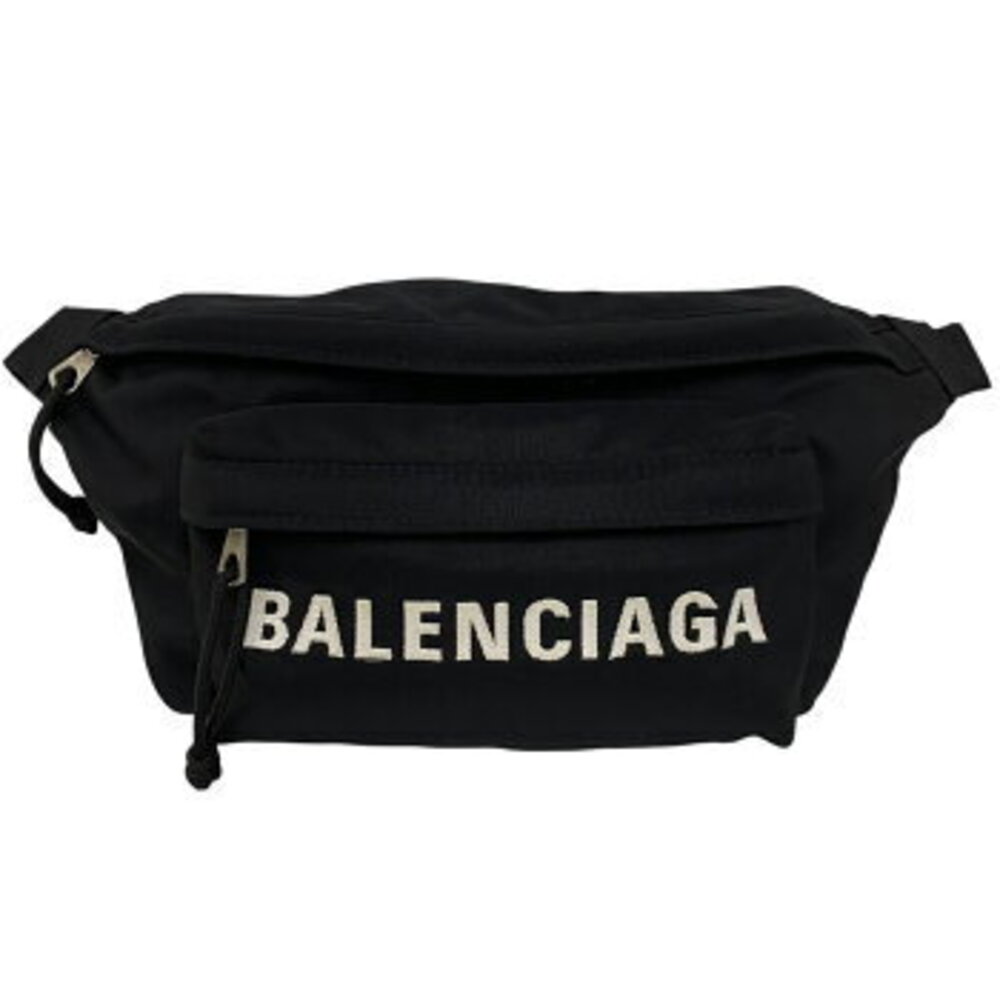 BALENCIAGA Wheel Belt Bag Body Bum Crossbody Belt Black - Picture 1 of 10